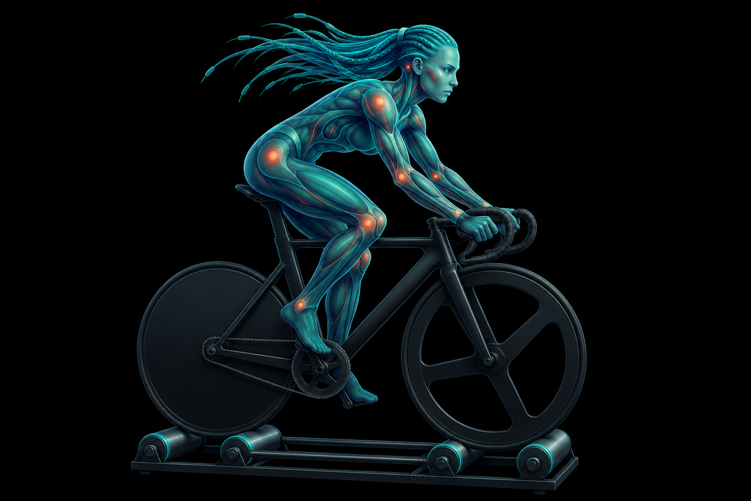 ani beim Indoor-Cycling